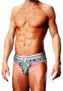 Prowler Sundae Open Brief - Xsmall - Blue/pink
